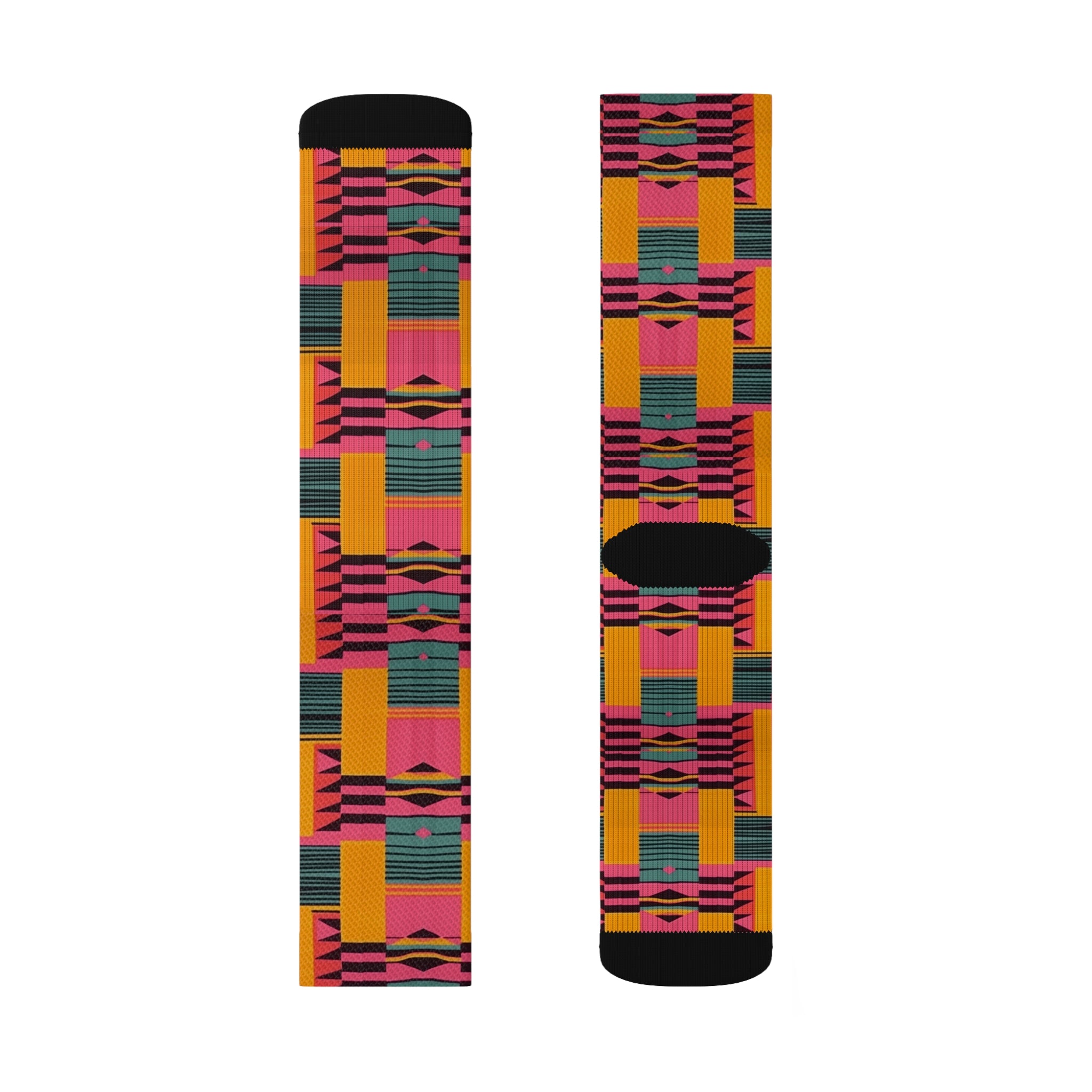 Kente print Socks