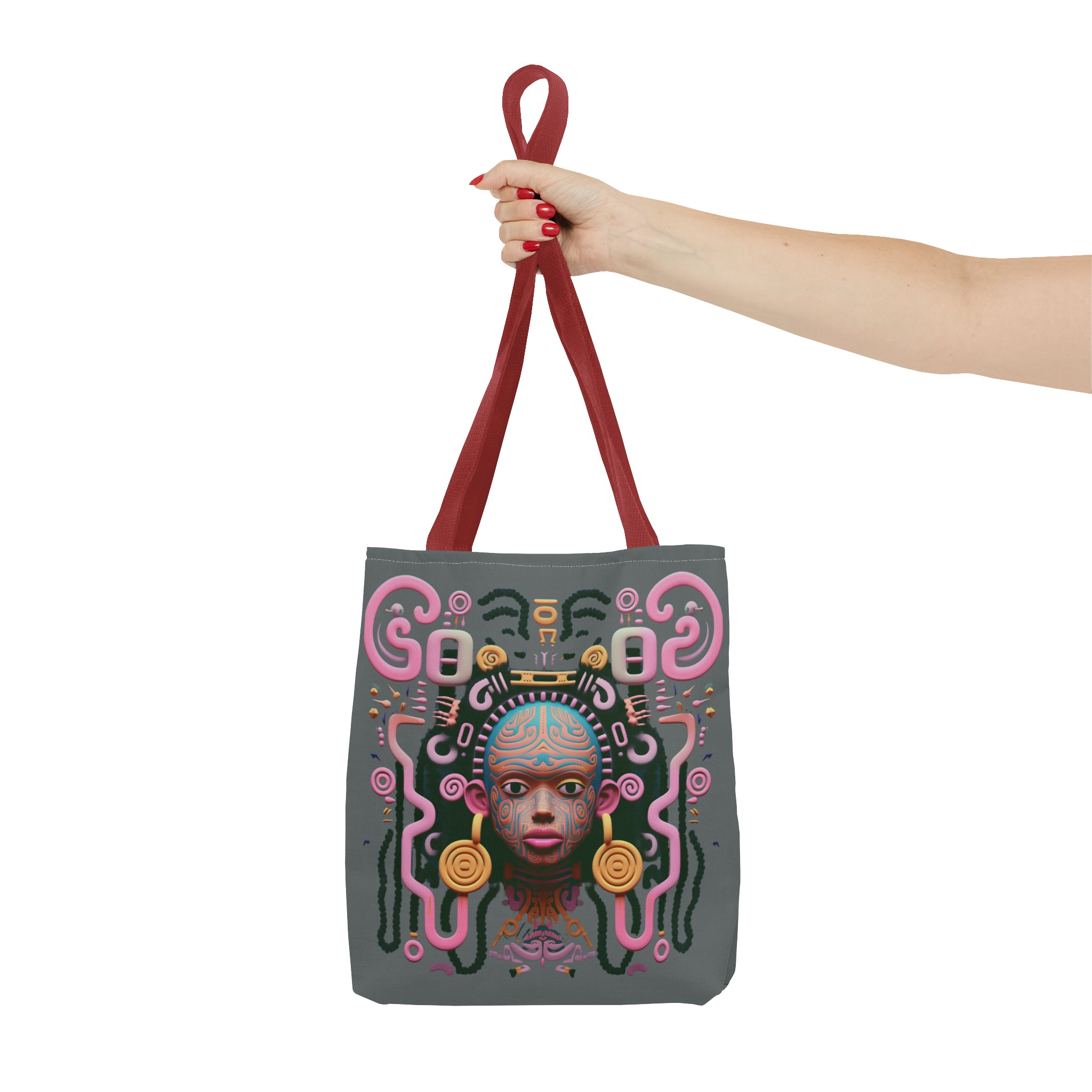 “She Defies” Tote Bag Gray