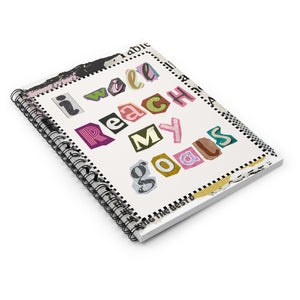 Goal Setting Spiral Notebook - Ruled Line