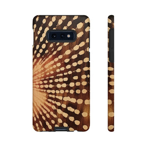 Shibori  Print Phone Case  Brown