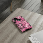 Load image into Gallery viewer, Pink and Black Tribal  phone Case
