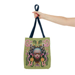 Load image into Gallery viewer, “She Defies” Tote Bag Green
