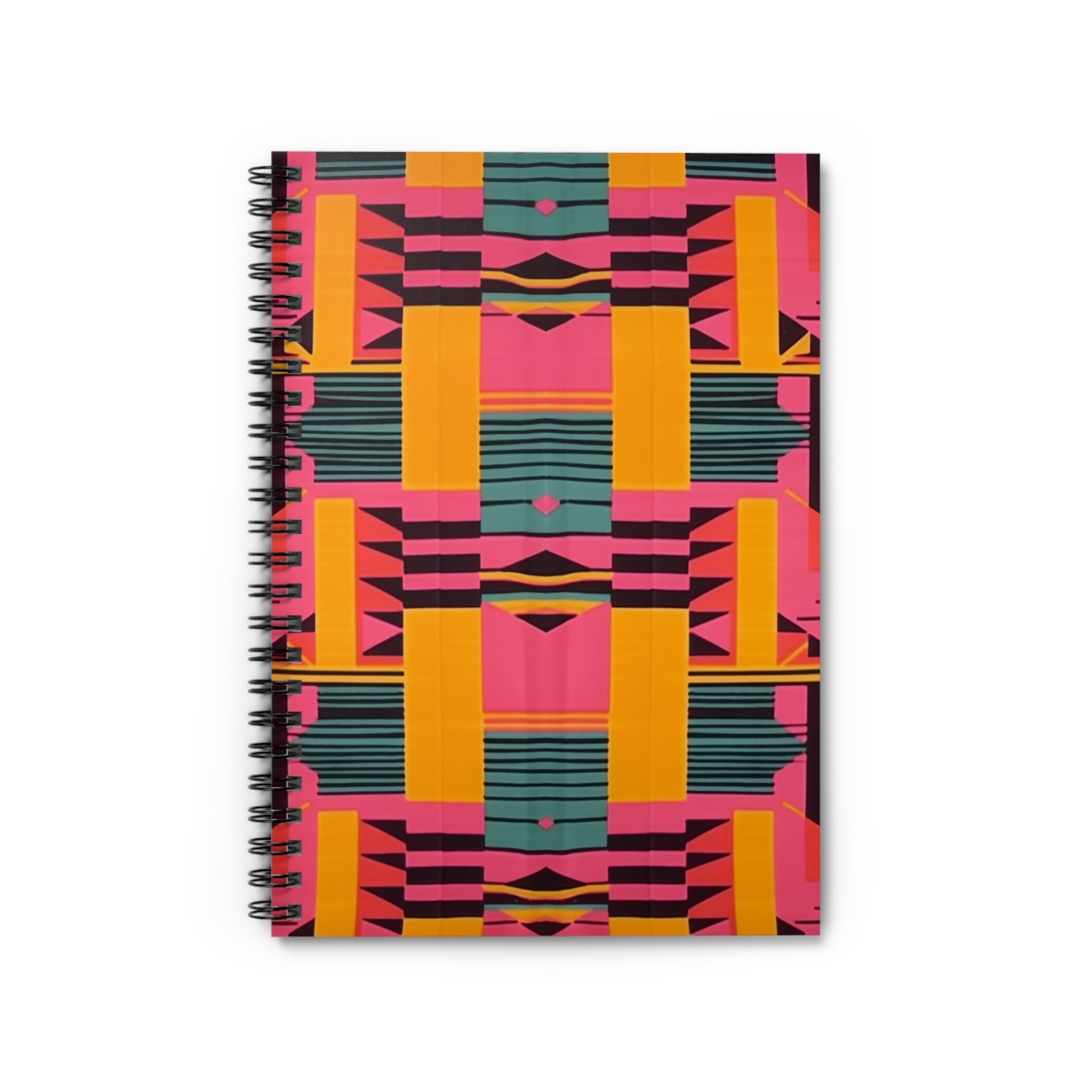 Kente Print Spiral Notebook