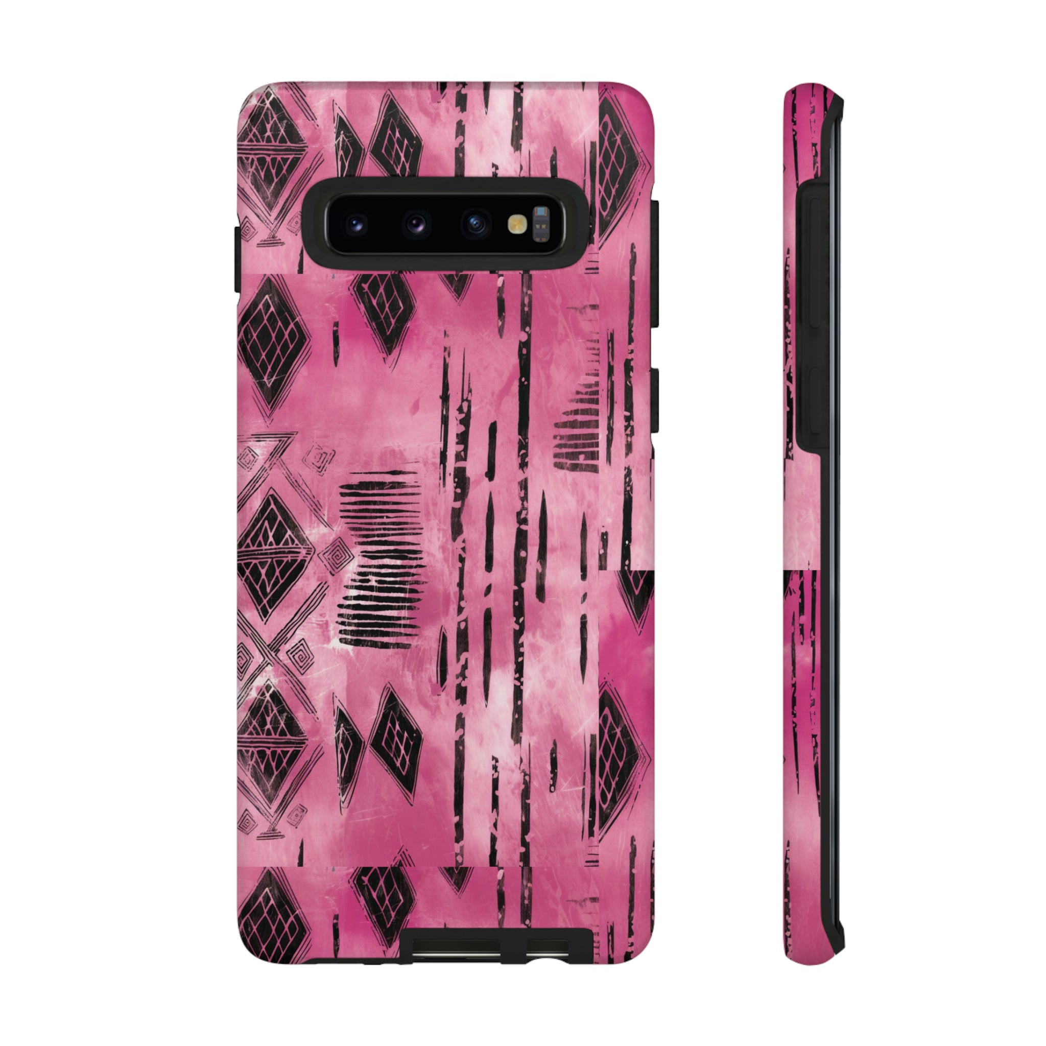 Pink and Black Tribal  phone Case