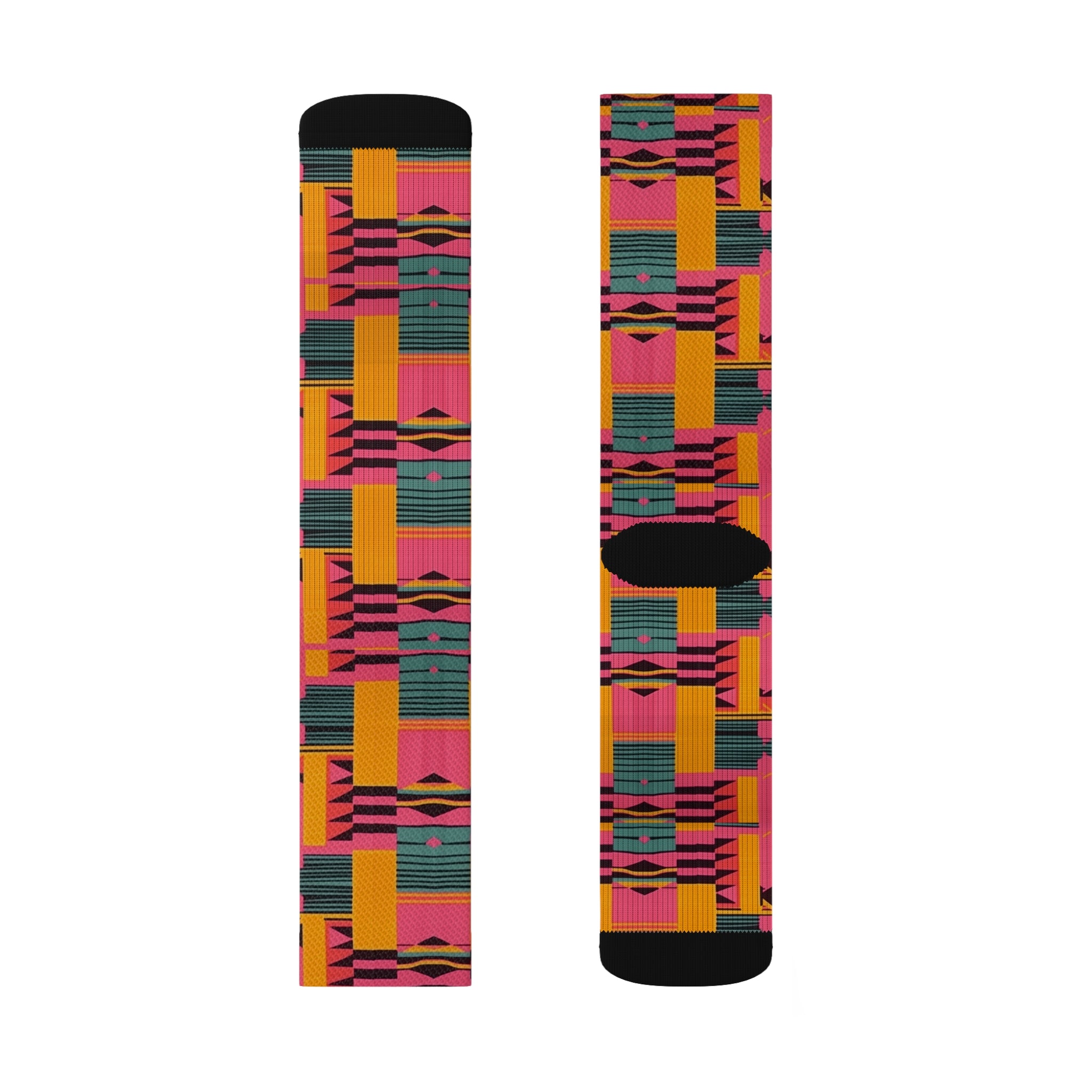 Kente print Socks