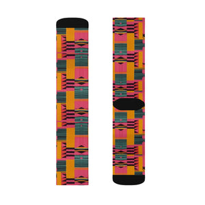 Kente print Socks