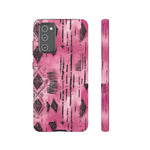 Load image into Gallery viewer, Pink and Black Tribal  phone Case
