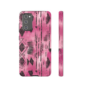 Pink and Black Tribal  phone Case