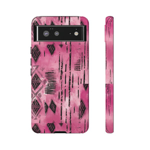 Pink and Black Tribal  phone Case