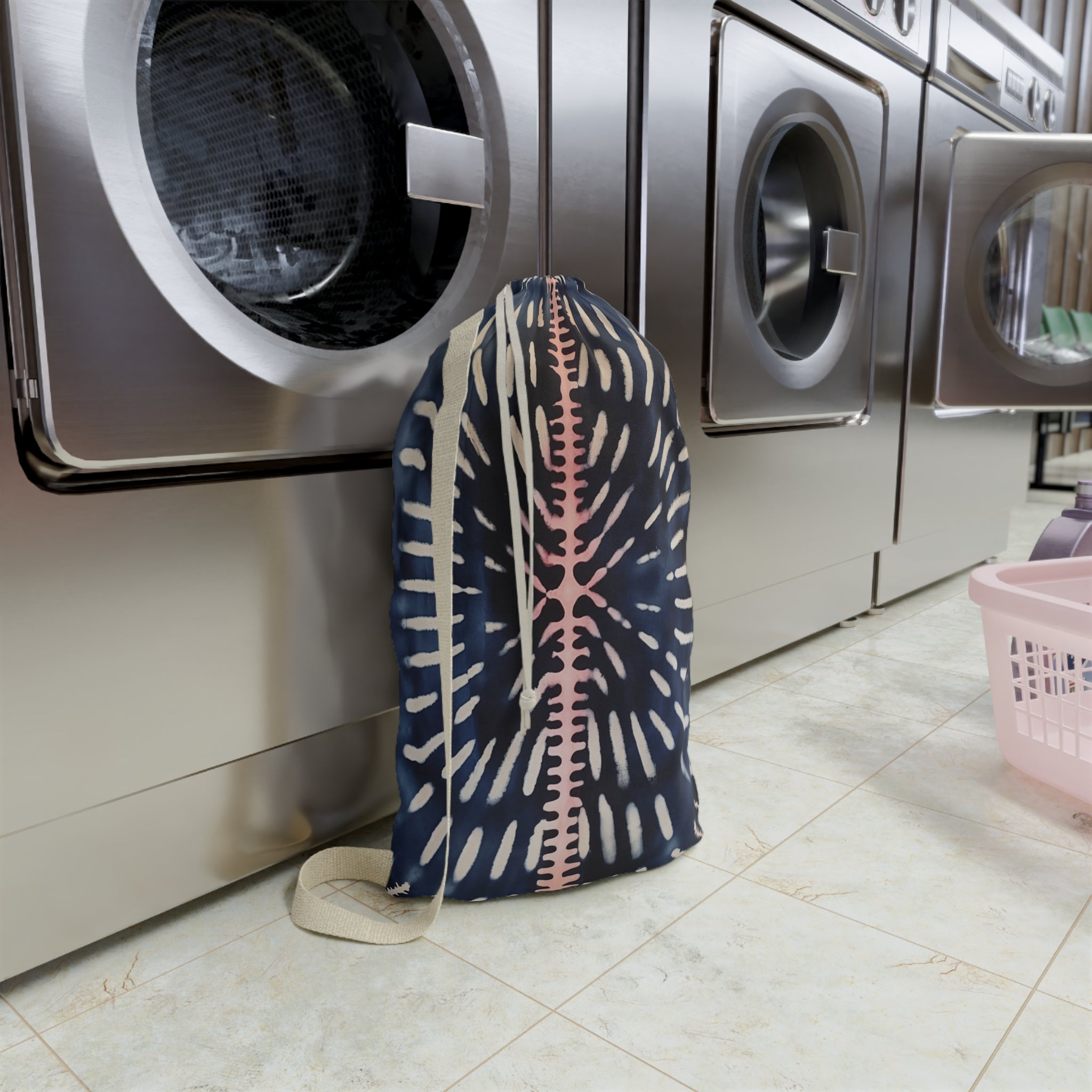 Shibori Tie Dye Laundry Bag