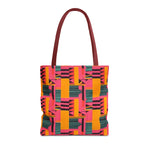 Load image into Gallery viewer, Pink Kente Tote Bag
