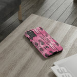 Load image into Gallery viewer, Pink and Black Tribal  phone Case
