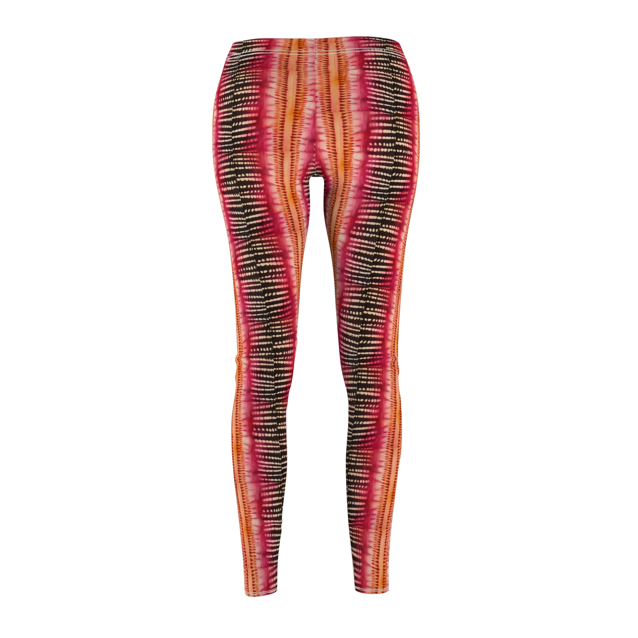 Colorful Shibori Print Yoga Pants Leggings