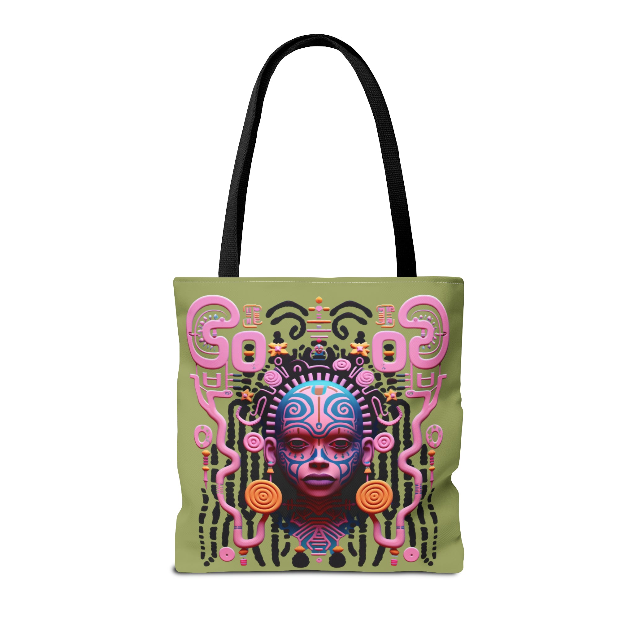 “She Defies” Tote Bag Green