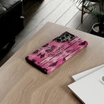 Load image into Gallery viewer, Pink and Black Tribal  phone Case
