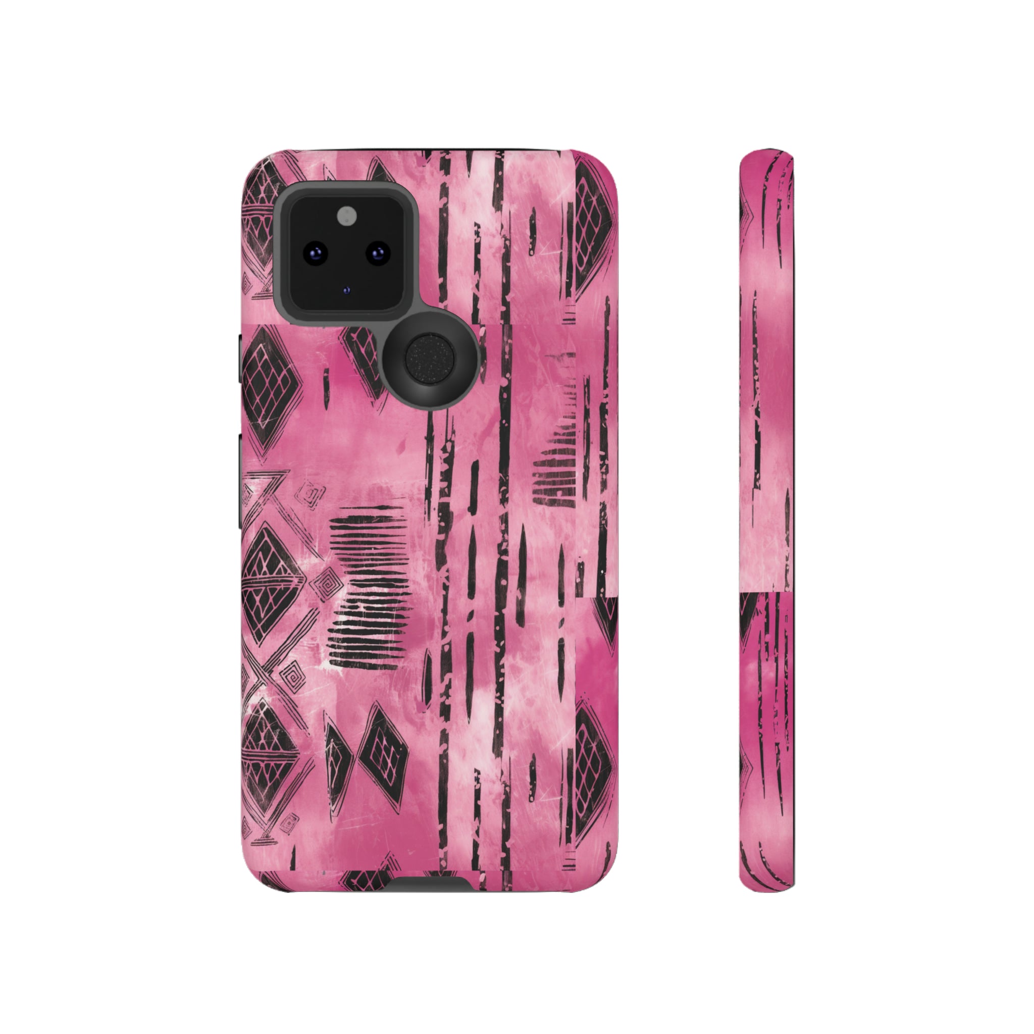 Pink and Black Tribal  phone Case