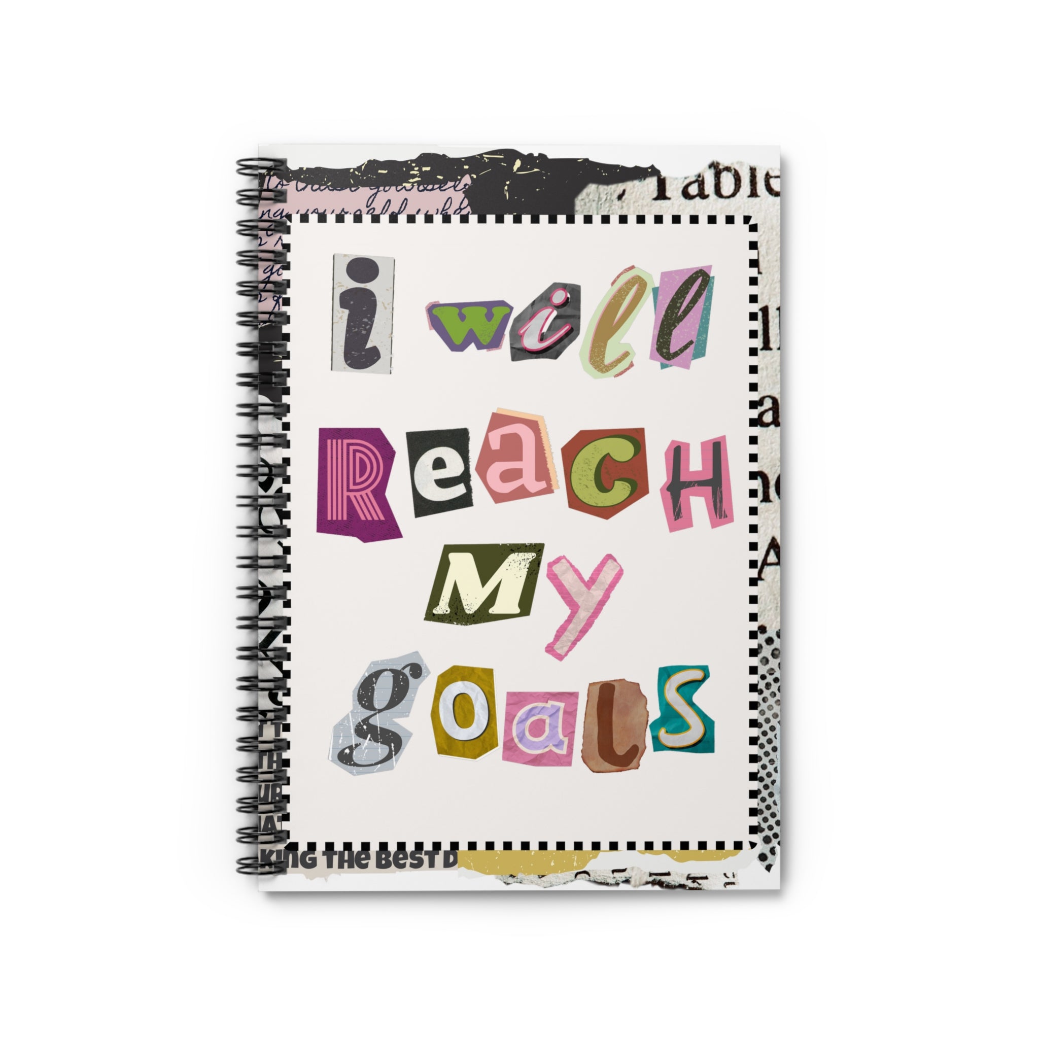 Goal Setting Spiral Notebook - Ruled Line