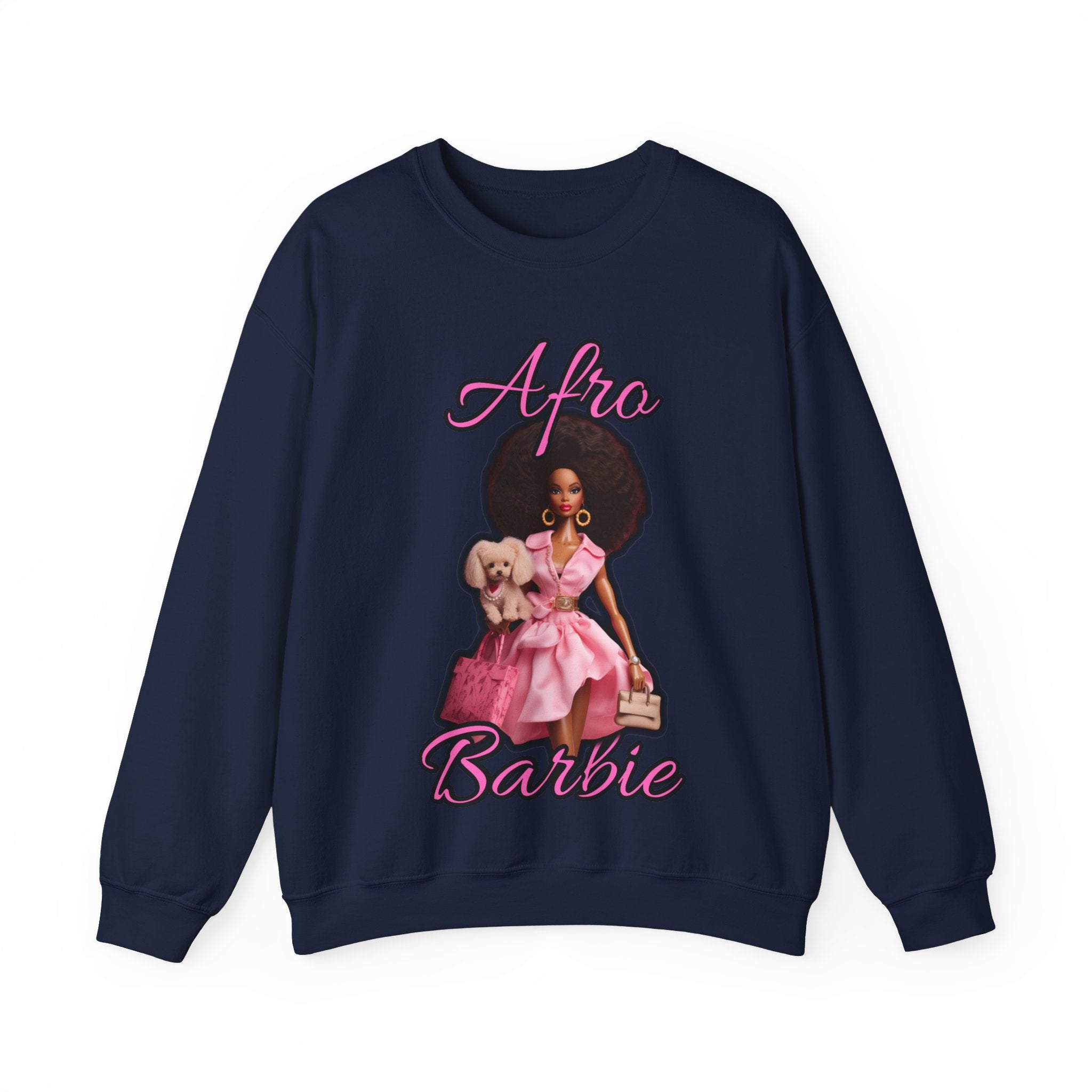Afro Barbie Crewneck Sweatshirt