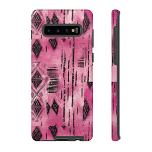 Pink and Black Tribal  phone Case