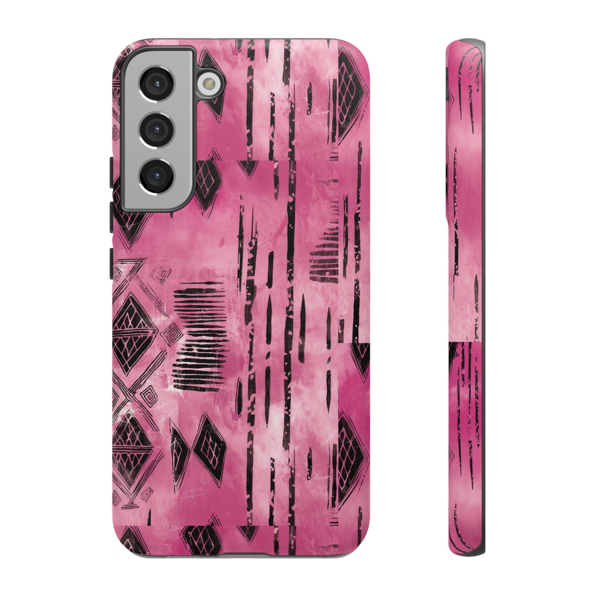 Pink and Black Tribal  phone Case