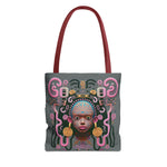 Load image into Gallery viewer, TECHNO Queen Tote Bag Gray
