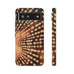 Load image into Gallery viewer, Shibori  Print Phone Case  Brown
