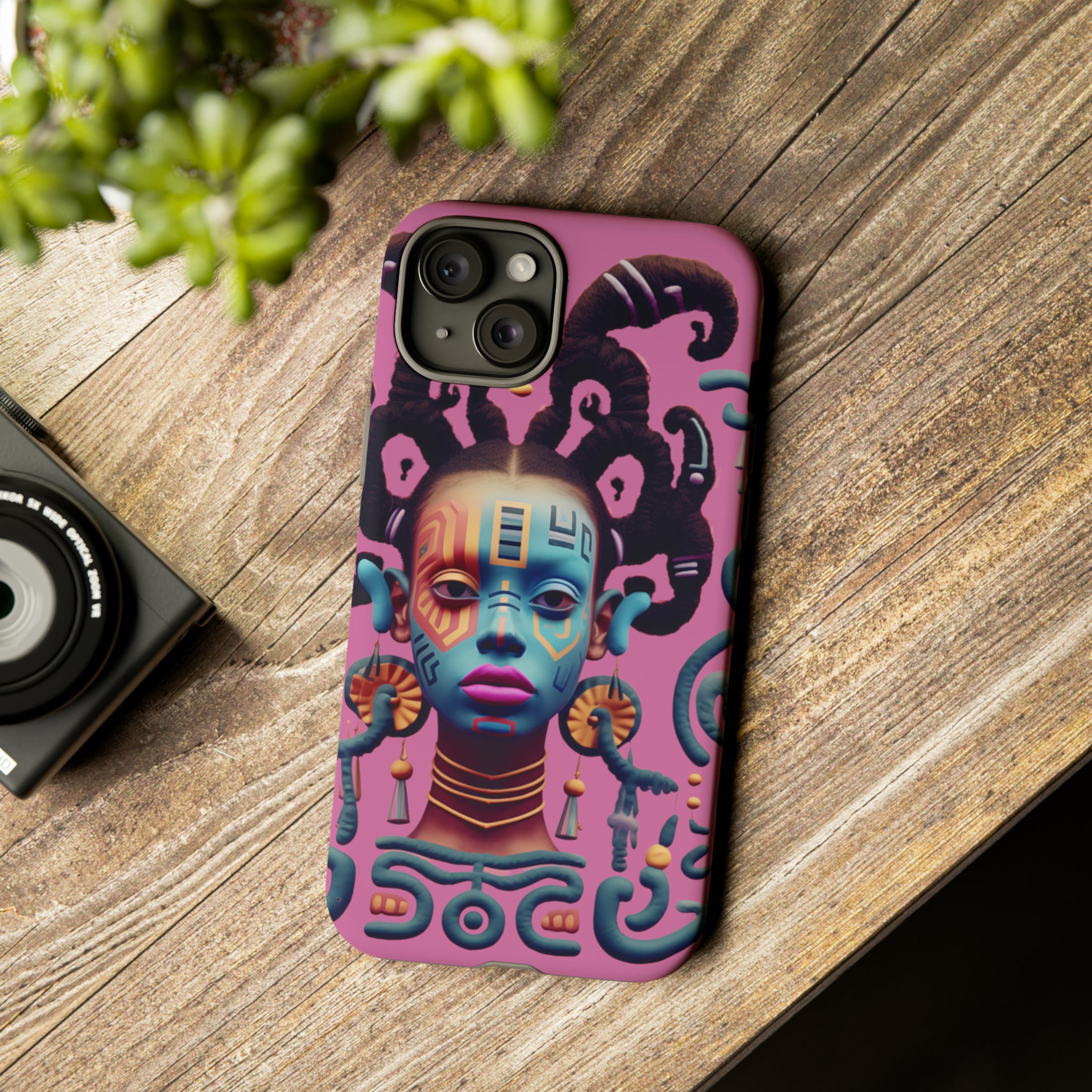 “She Defies” Tough  phone Case