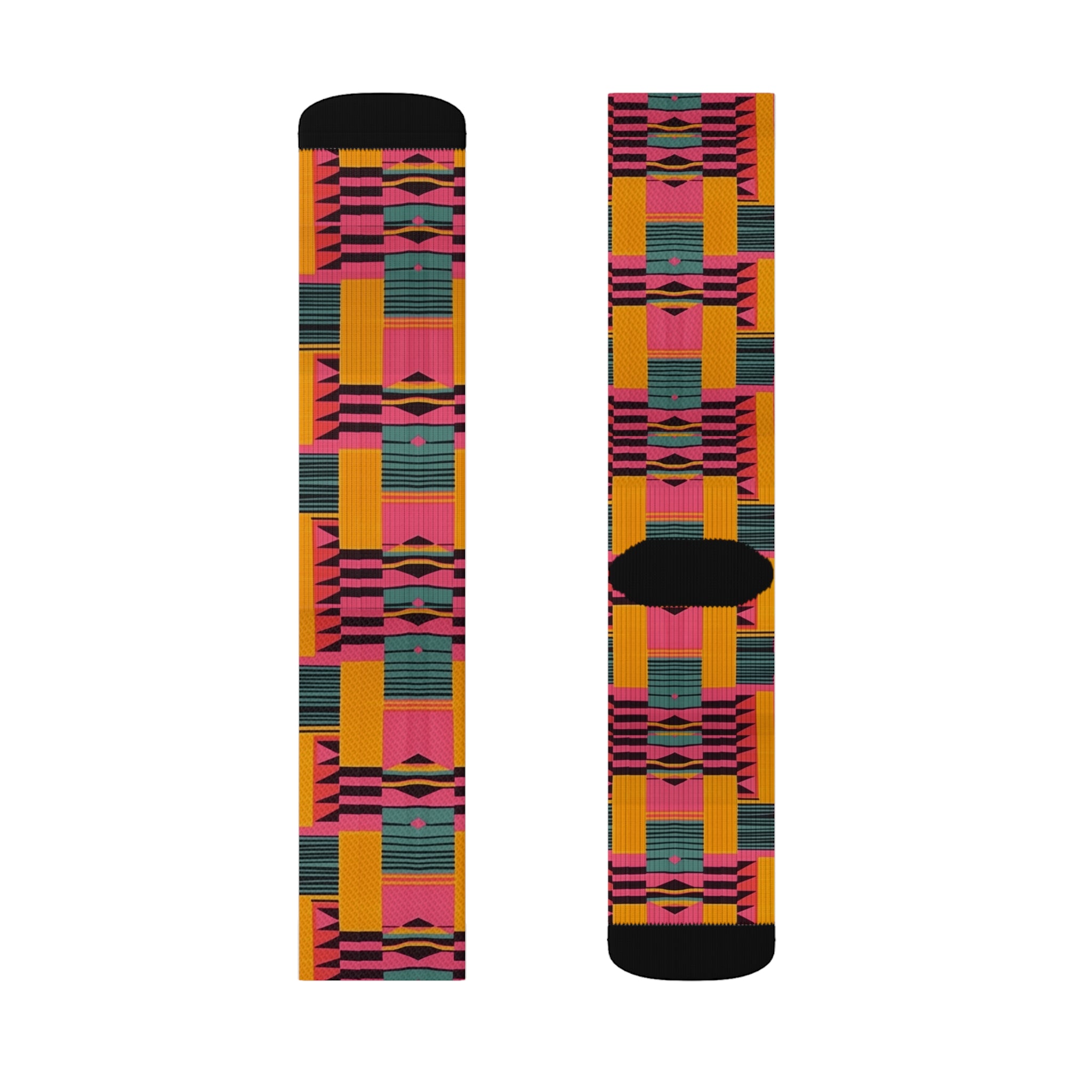 Kente print Socks