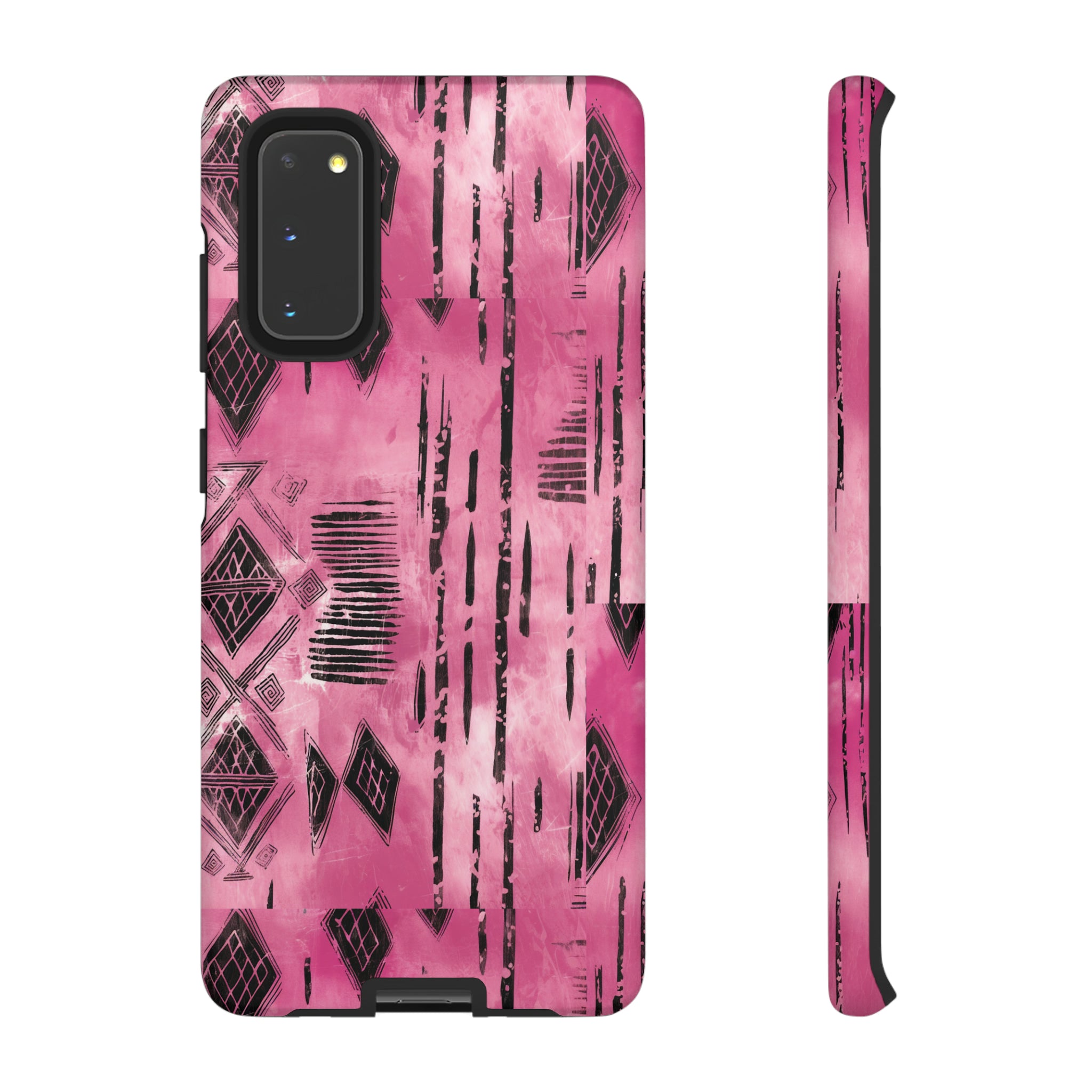 Pink and Black Tribal  phone Case