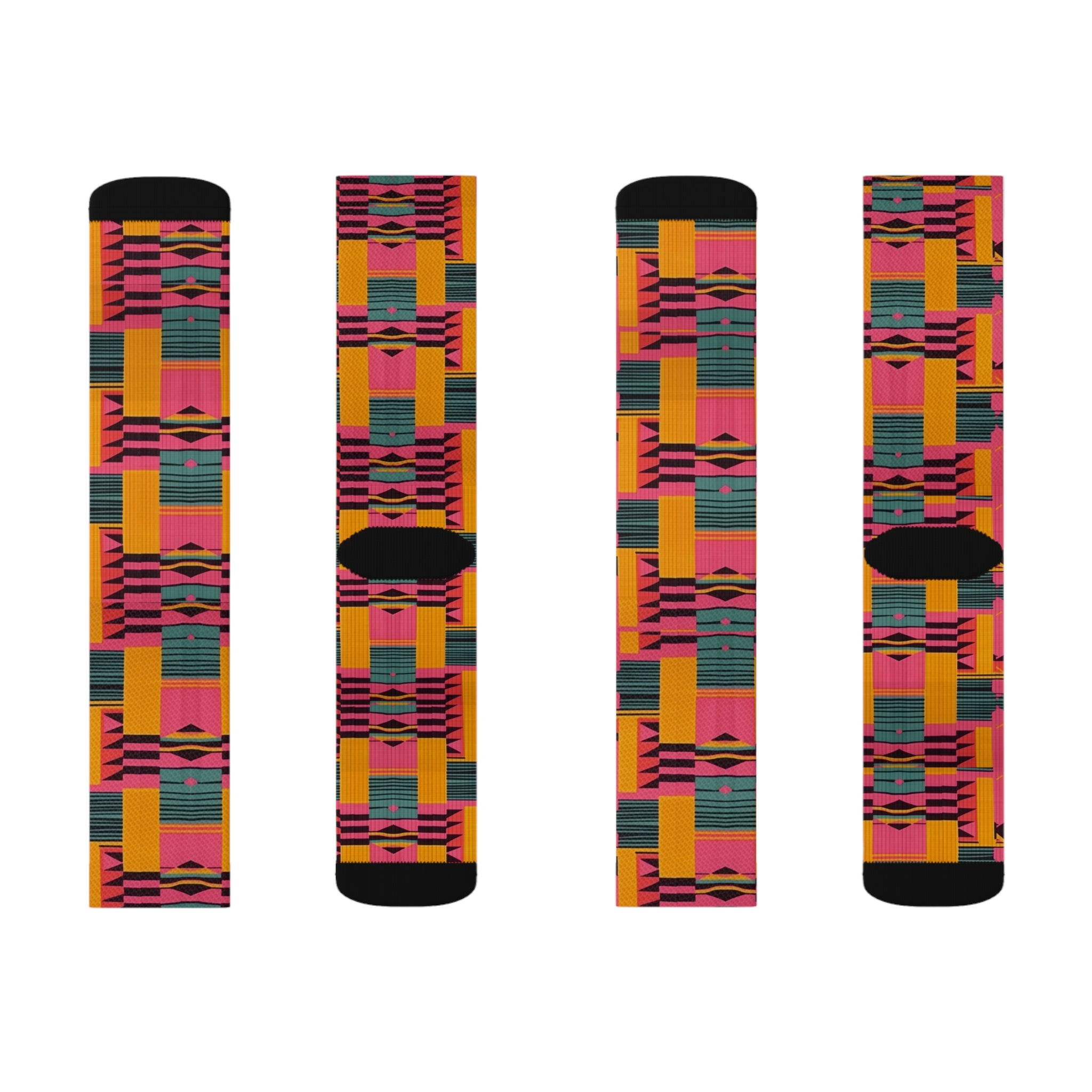 Kente print Socks