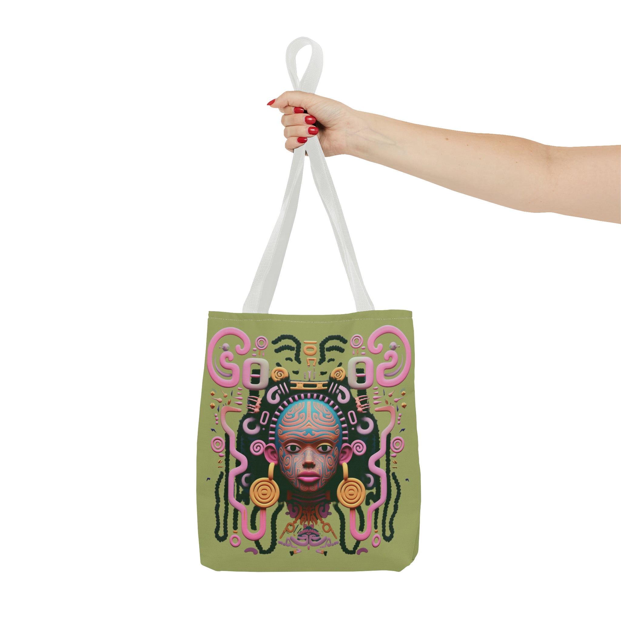 “She Defies” Tote Bag Green