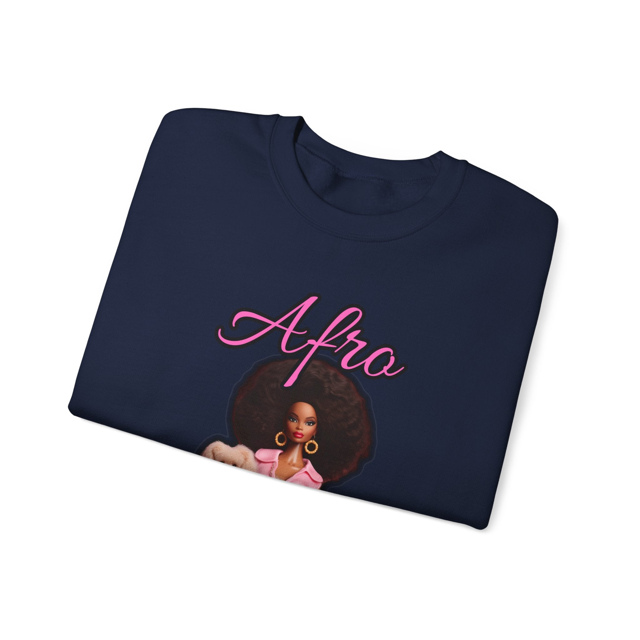 Afro Barbie Crewneck Sweatshirt