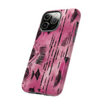 Load image into Gallery viewer, Pink and Black Tribal  phone Case
