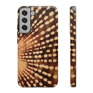 Shibori  Print Phone Case  Brown