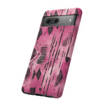 Load image into Gallery viewer, Pink and Black Tribal  phone Case
