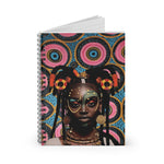 Load image into Gallery viewer, Ankara Spiral Notebook - Ruled Line
