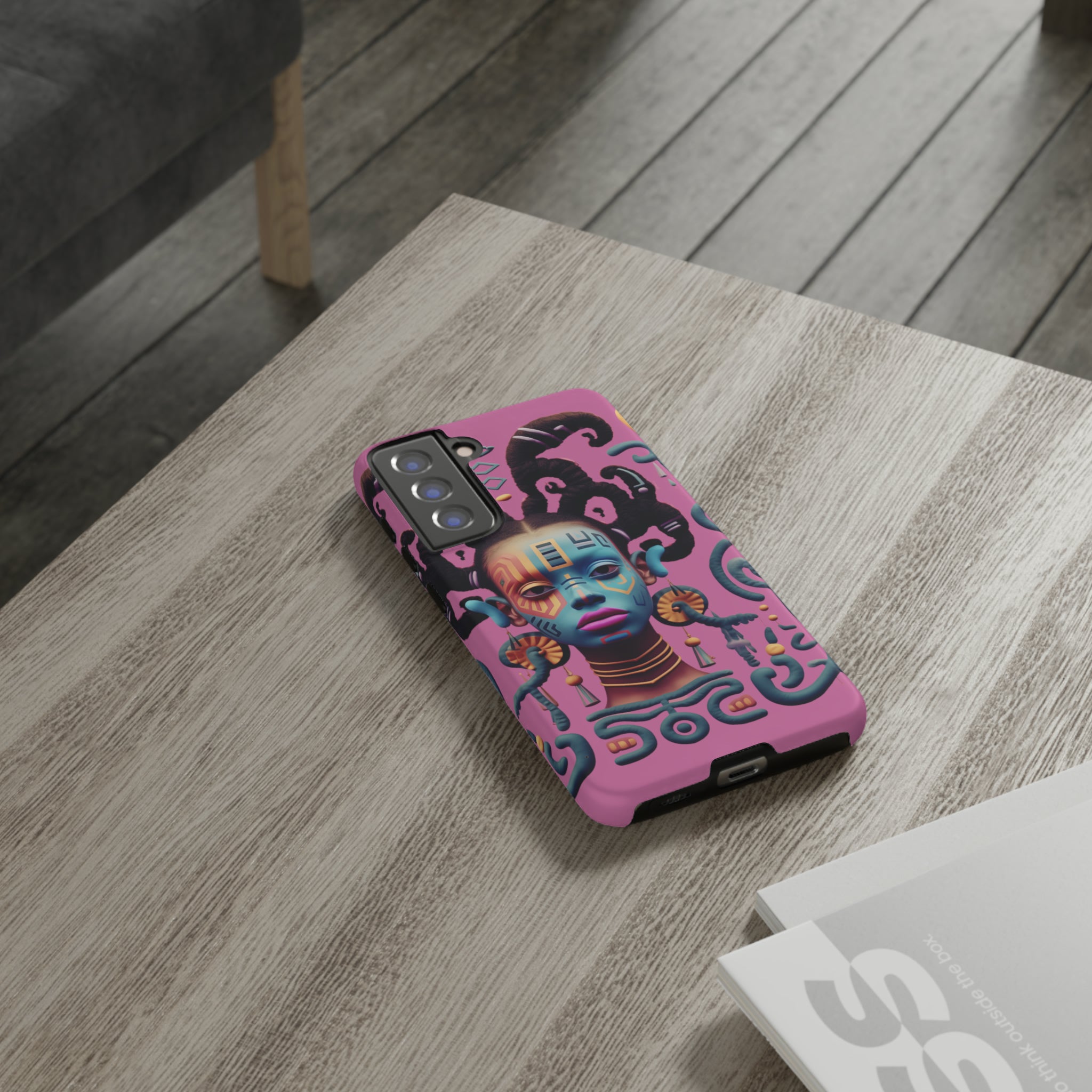 “She Defies” Tough  phone Case