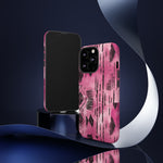 Load image into Gallery viewer, Pink and Black Tribal  phone Case
