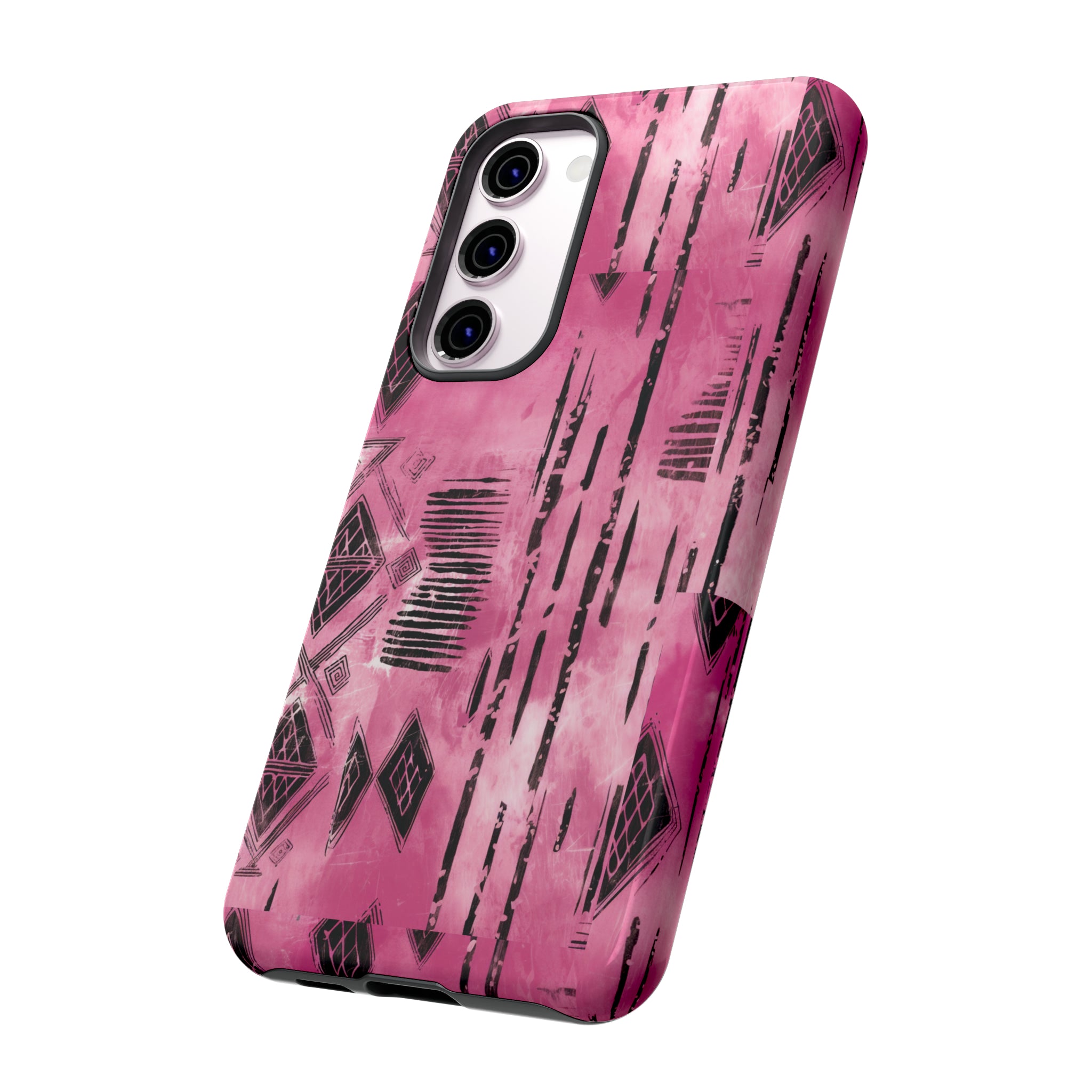 Pink and Black Tribal  phone Case