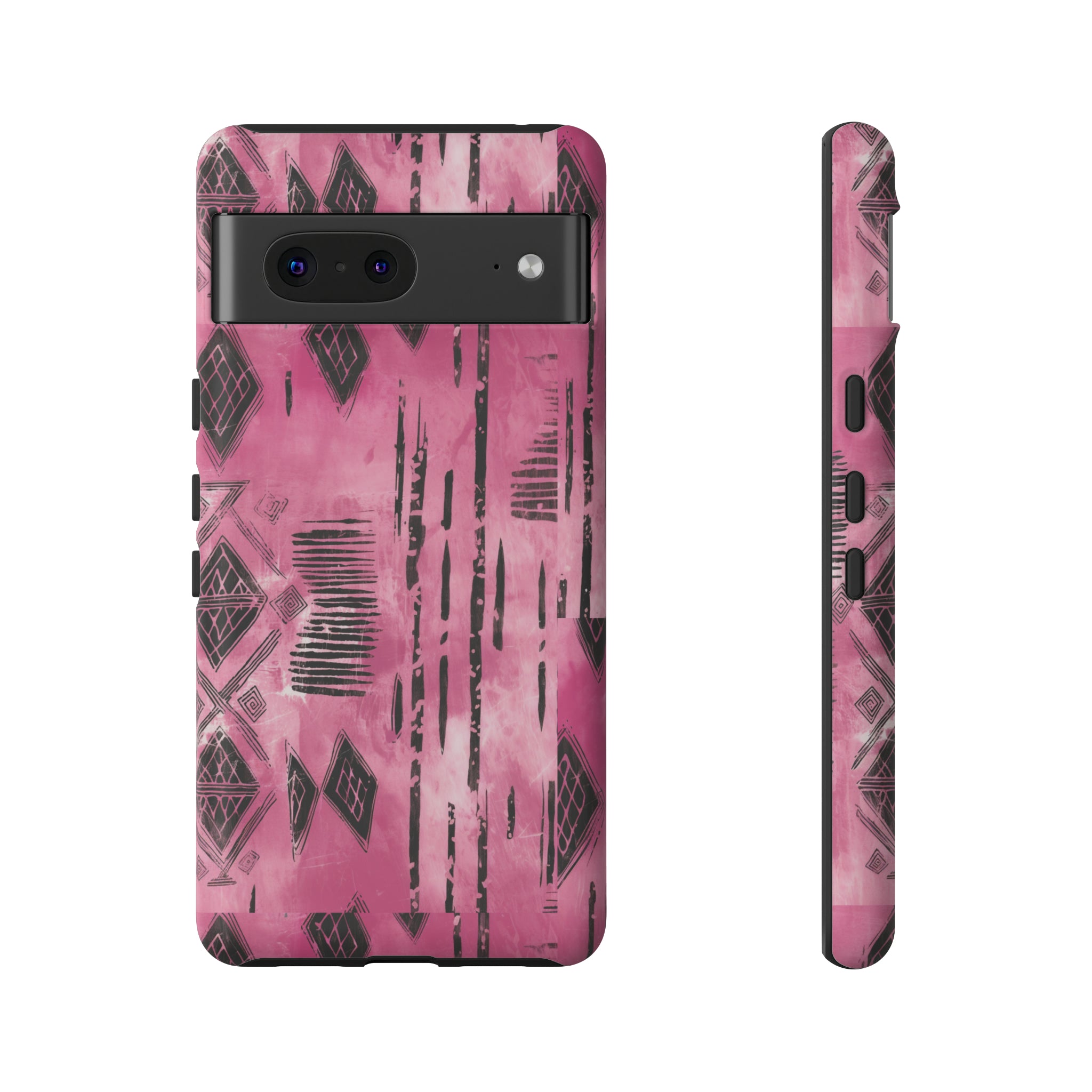 Pink and Black Tribal  phone Case