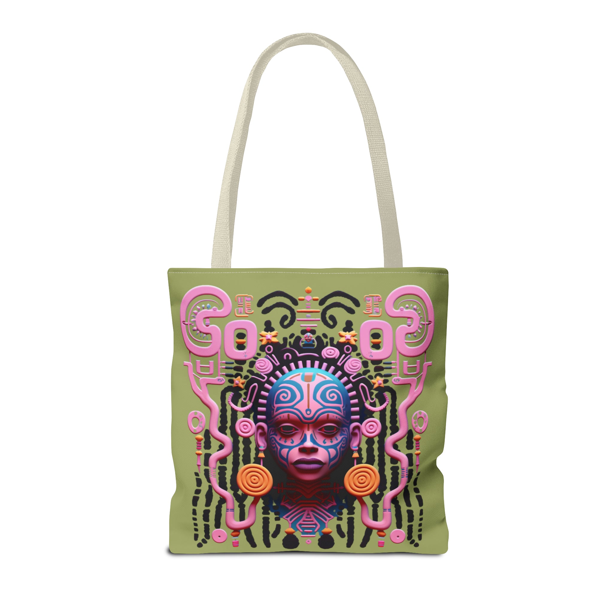 “She Defies” Tote Bag Green