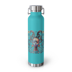 “She Defies” Copper Vacuum Insulated Bottle, 22oz