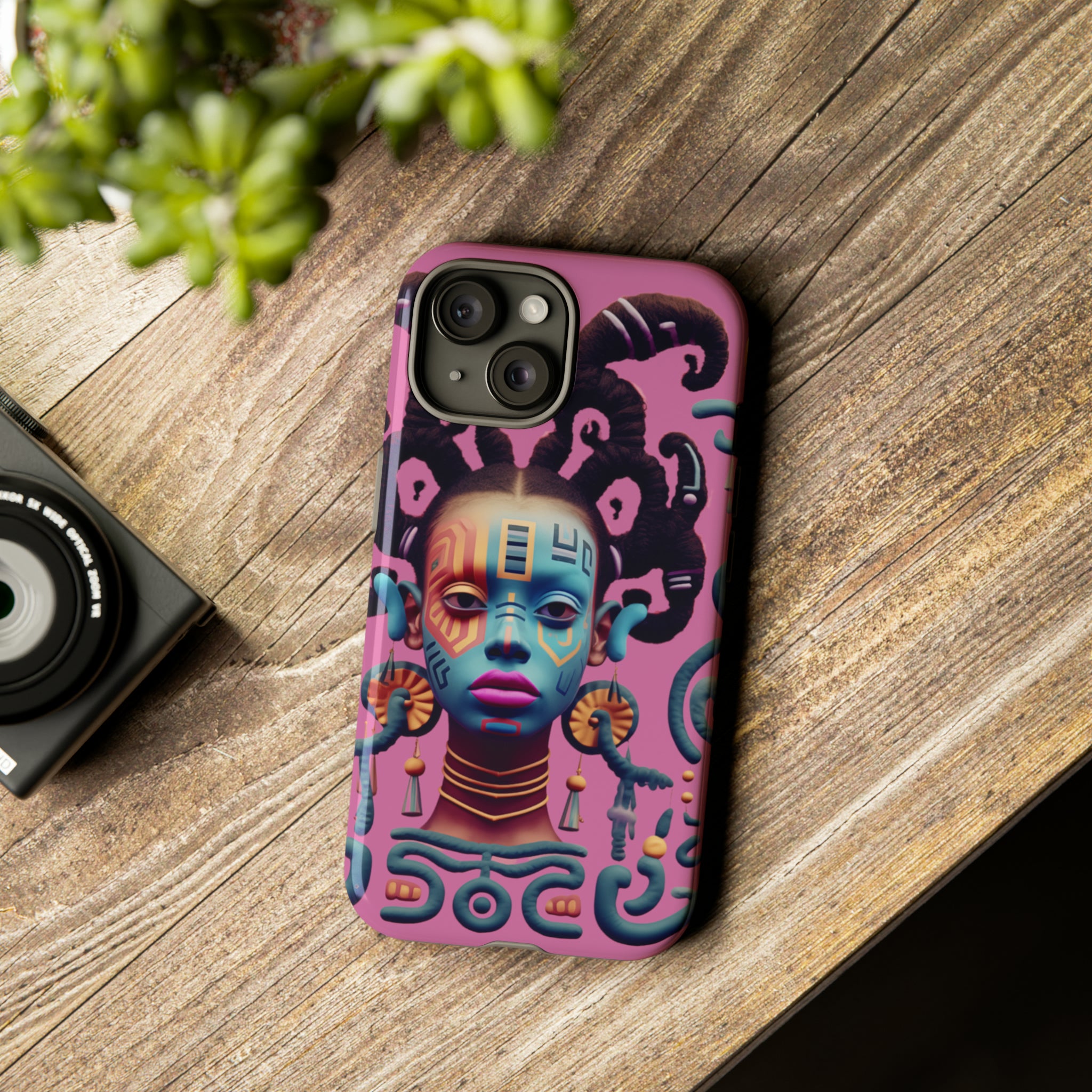 “She Defies” Tough  phone Case