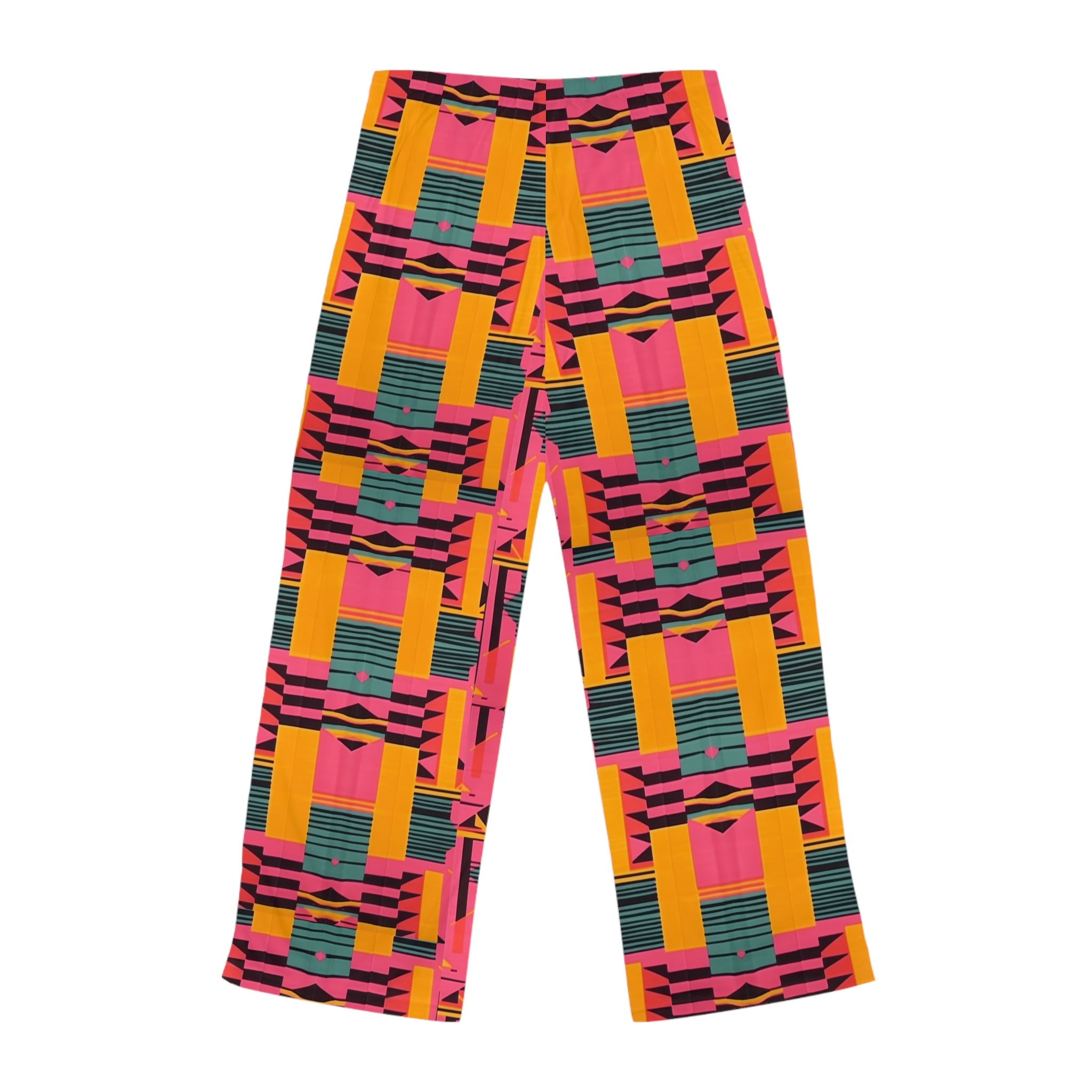 Pink Kente Pajama Pants