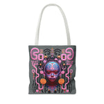 Load image into Gallery viewer, TECHNO Queen Tote Bag Gray
