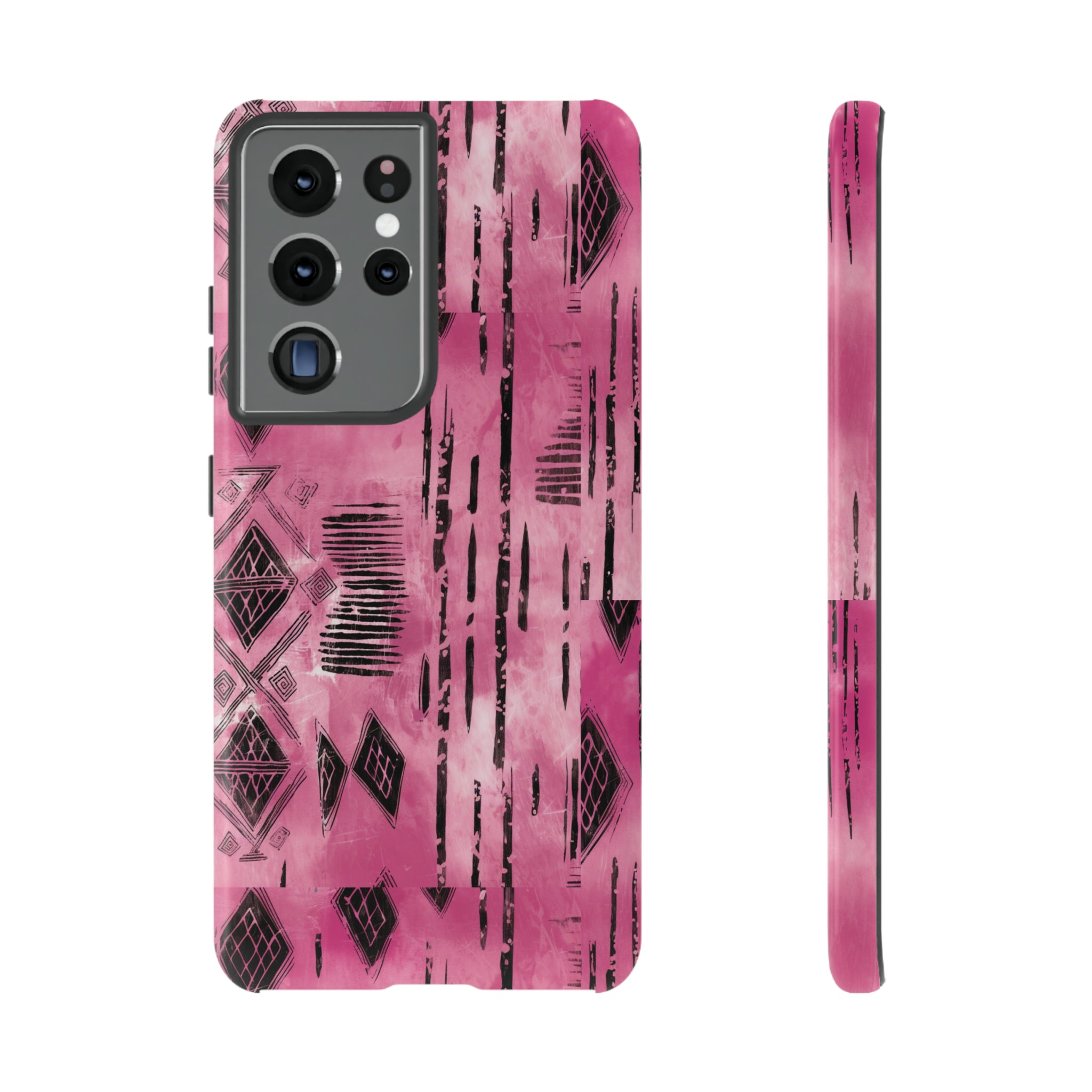 Pink and Black Tribal  phone Case