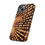 Load image into Gallery viewer, Shibori  Print Phone Case  Brown
