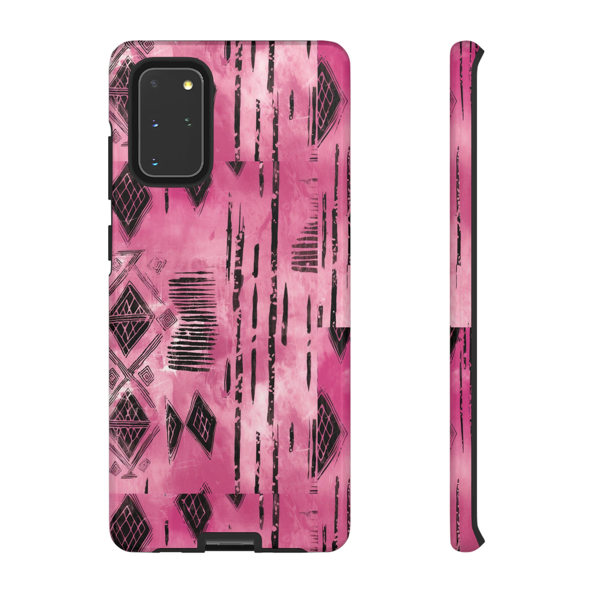 Pink and Black Tribal  phone Case