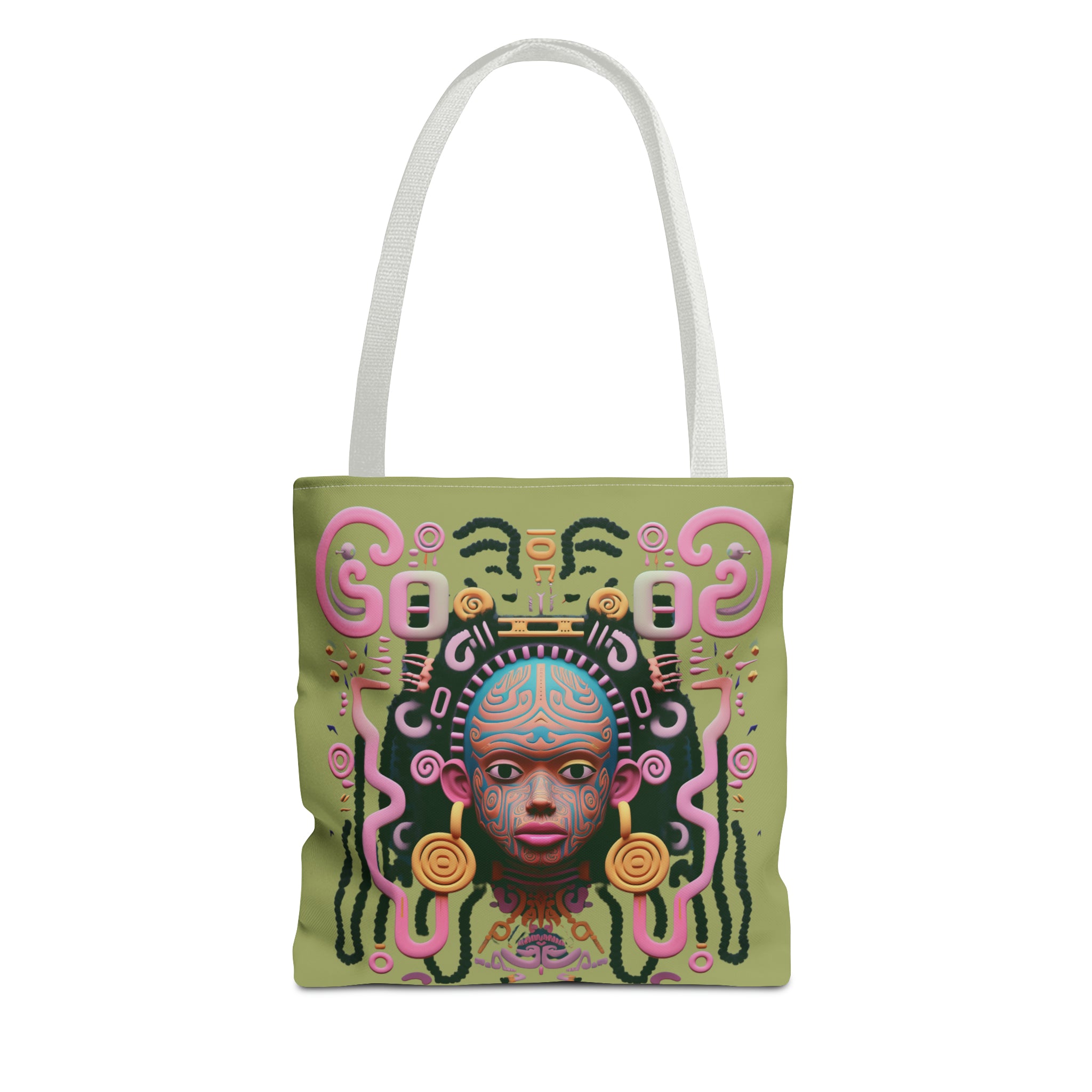 “She Defies” Tote Bag Green