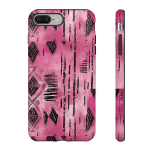 Pink and Black Tribal  phone Case